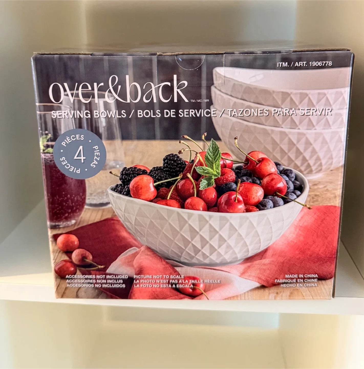 Holiday Gift- Over&Back Serving Bowls - 4 Piece Set image indicator(2)