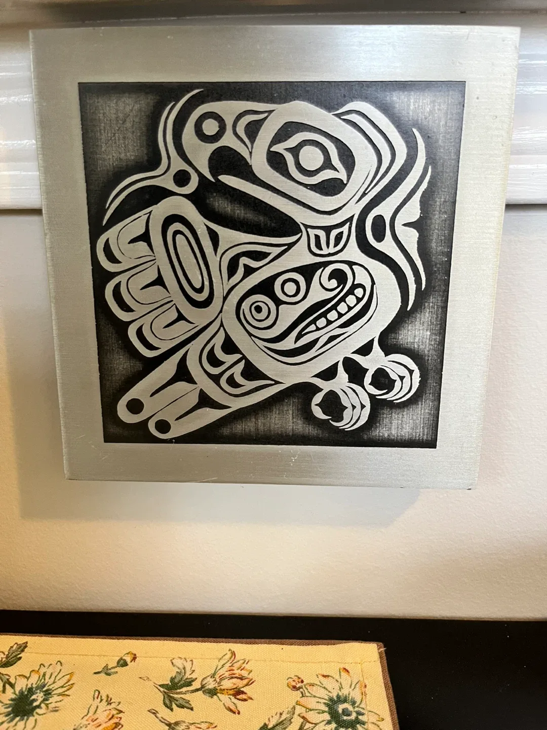 Vintage First Nations THUNDERBIRD Aluminum Wall Plaque image indicator(5)