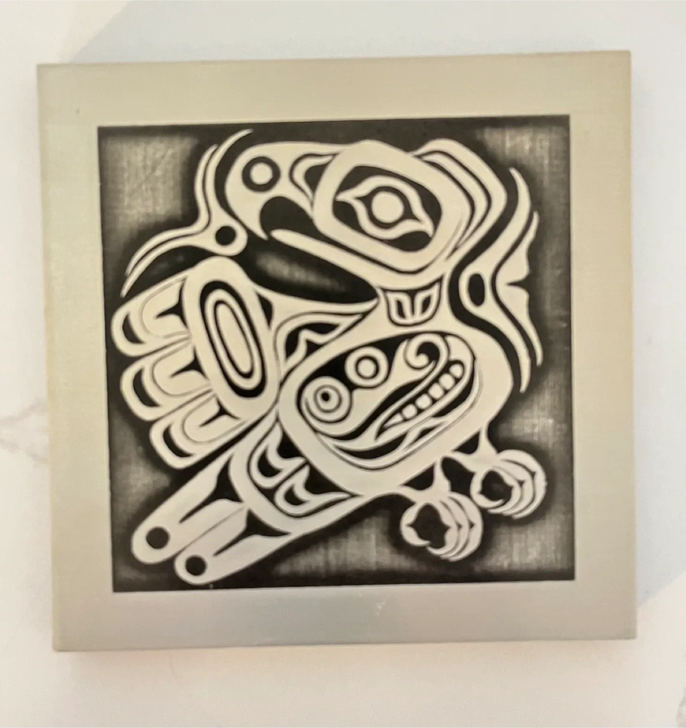 Vintage First Nations THUNDERBIRD Aluminum Wall Plaque