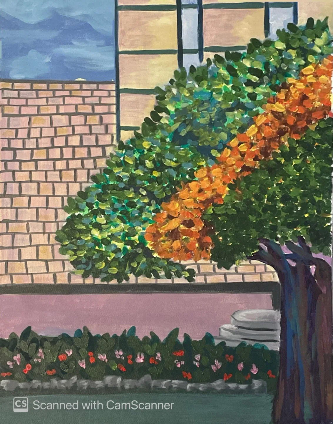 Mystic Garden Portal – Acrylic Painting image indicator(2)