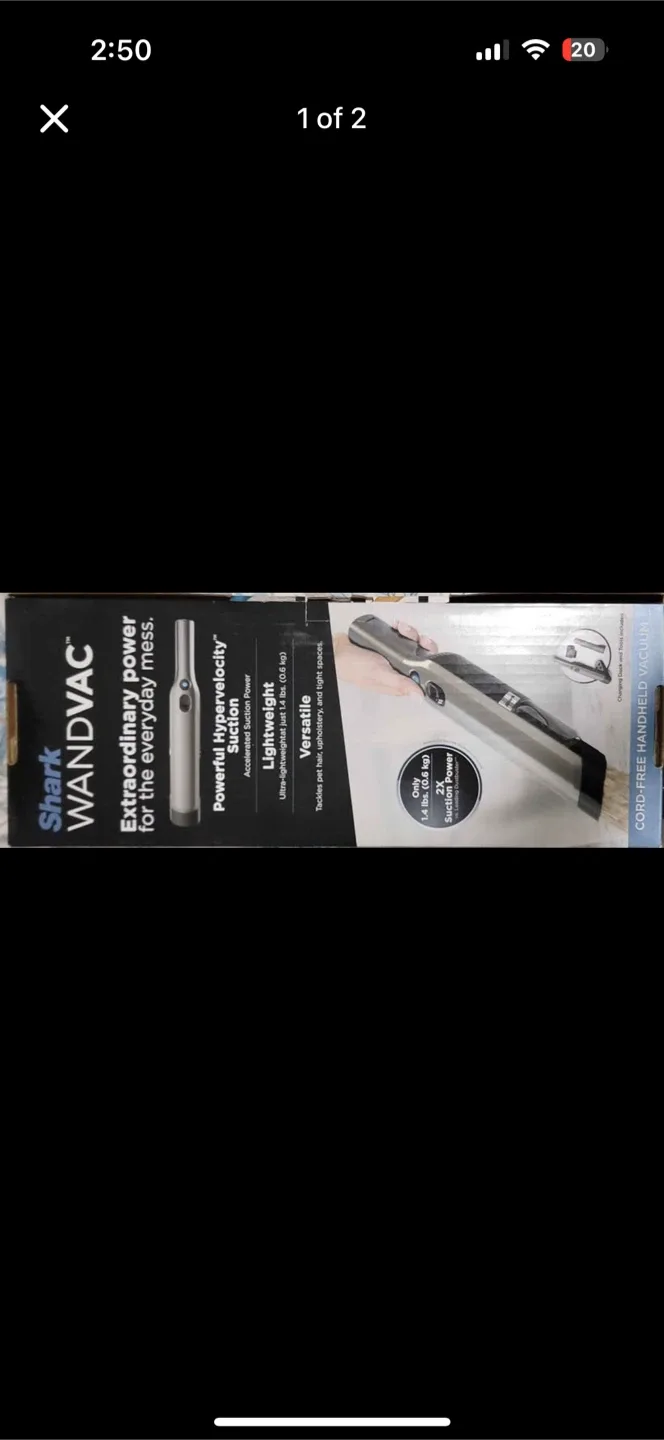 Shark Wandvac Handheld Vacuum - Lightweight & Powerful image indicator(2)