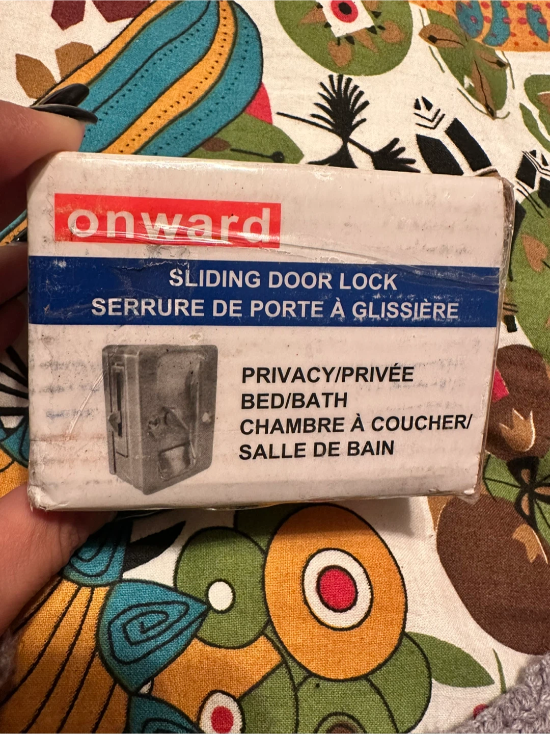 Onward Sliding Door Lock - Privacy/Bed/Bath