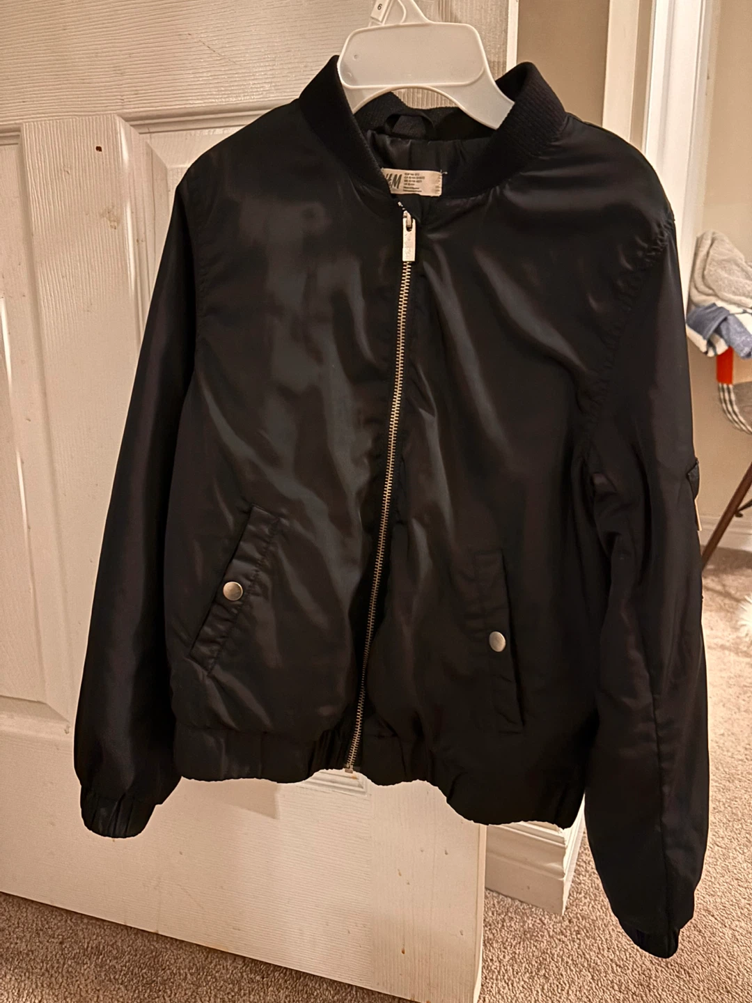 H&M kids Black Bomber Jacket
