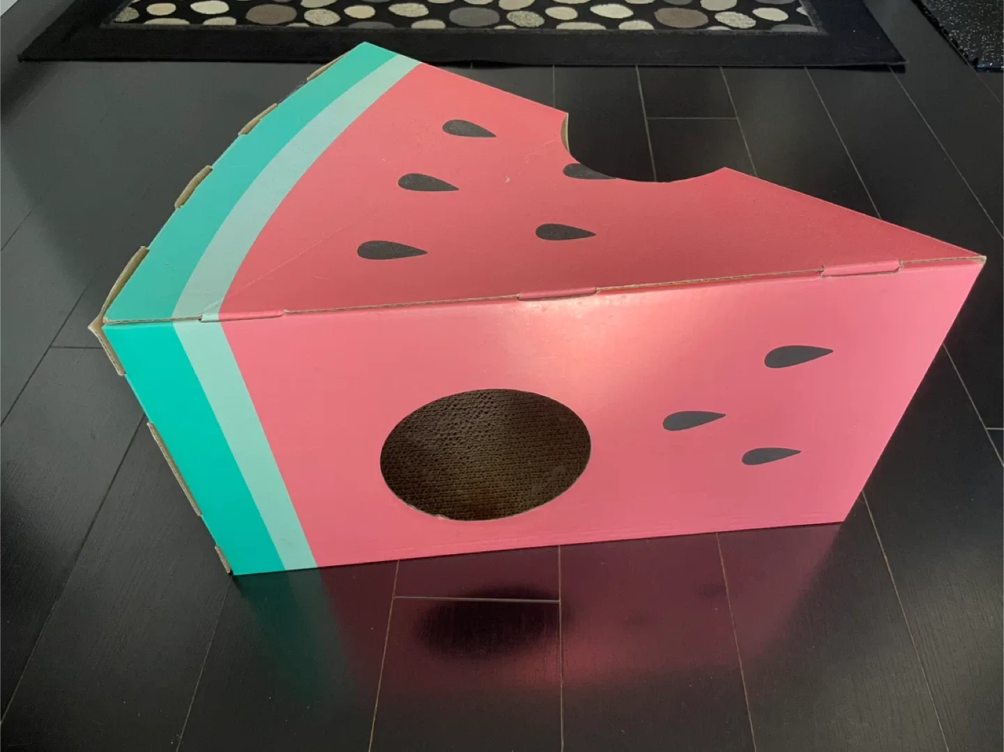 Watermelon Cat Scratcher House