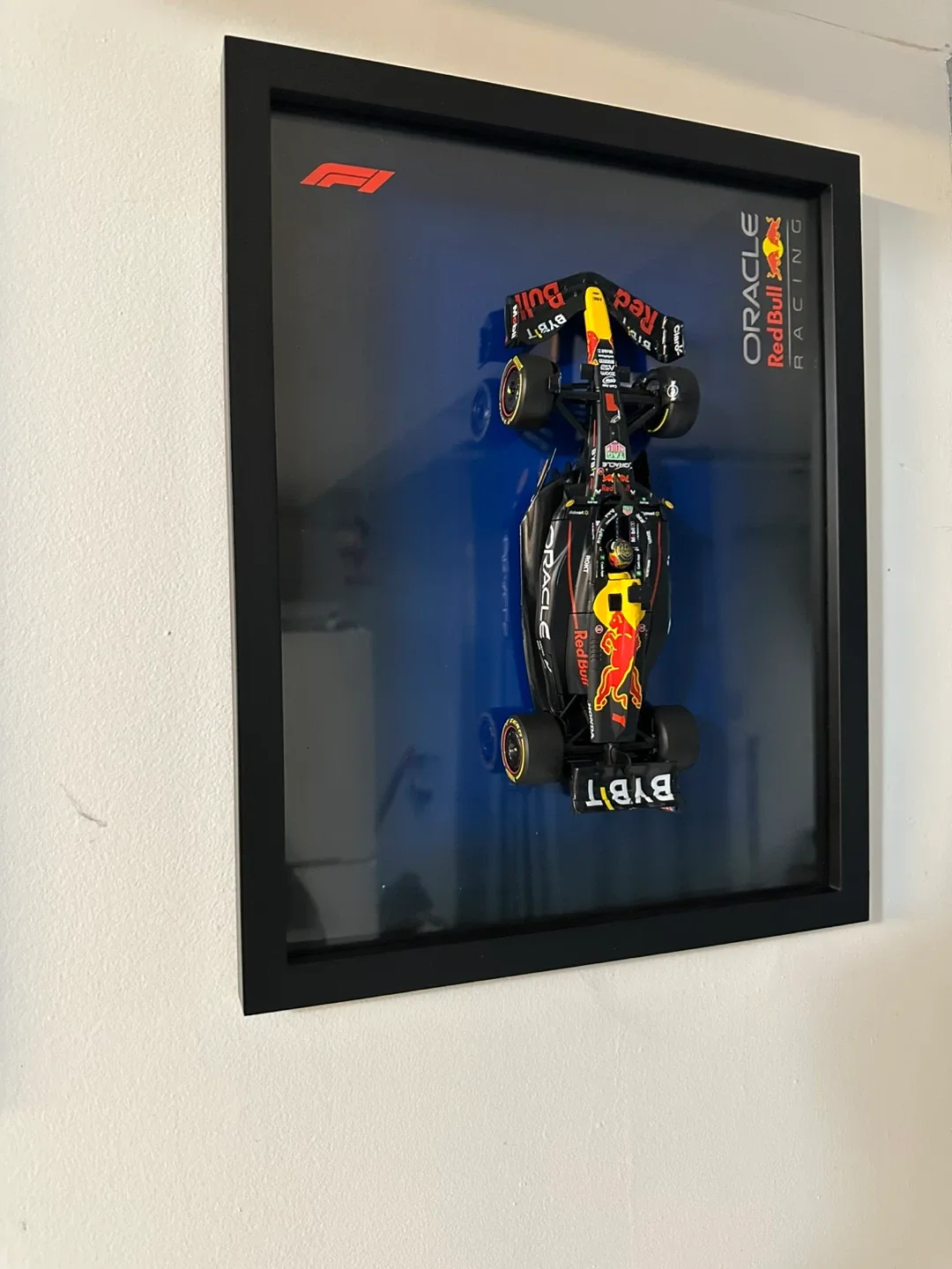 Formula 1 (F1) framed art with car image indicator(6)
