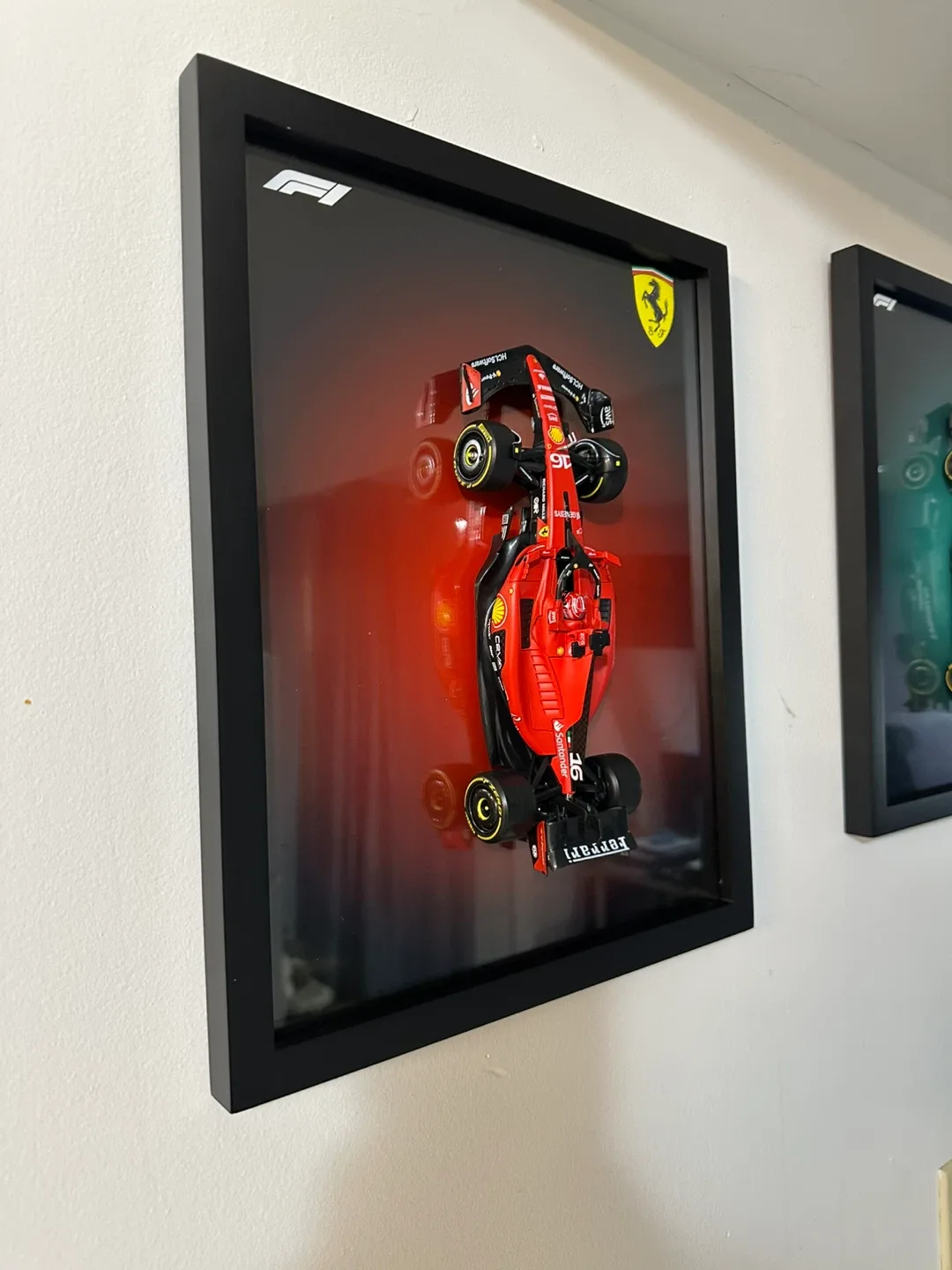 Formula 1 (F1) framed art with car image indicator(8)