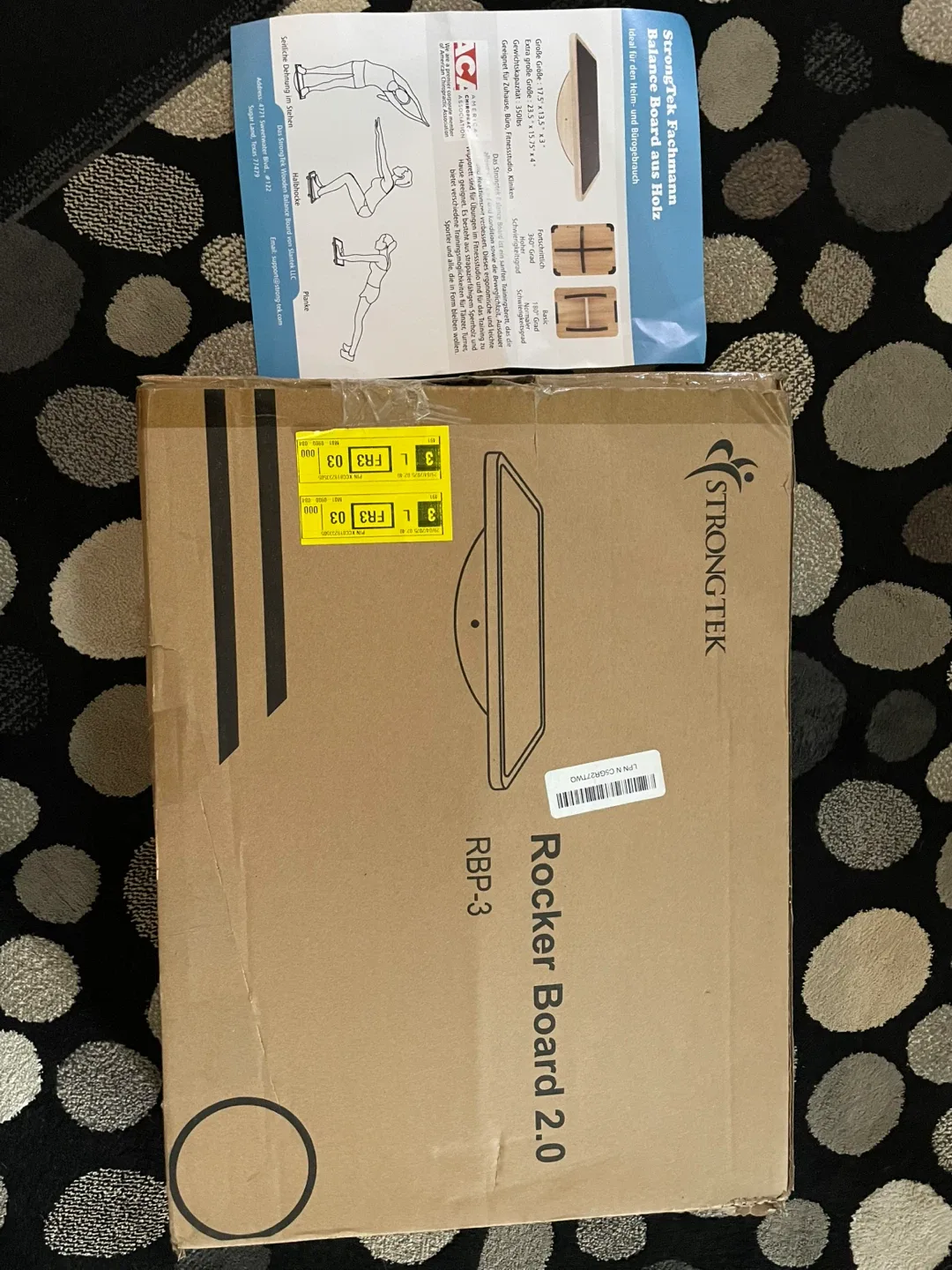 Strongtek Rocker Board 2.0 Balance Board - New in Box!