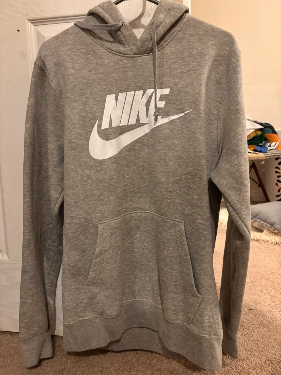 Nike Grey Hoodie size M image indicator(2)