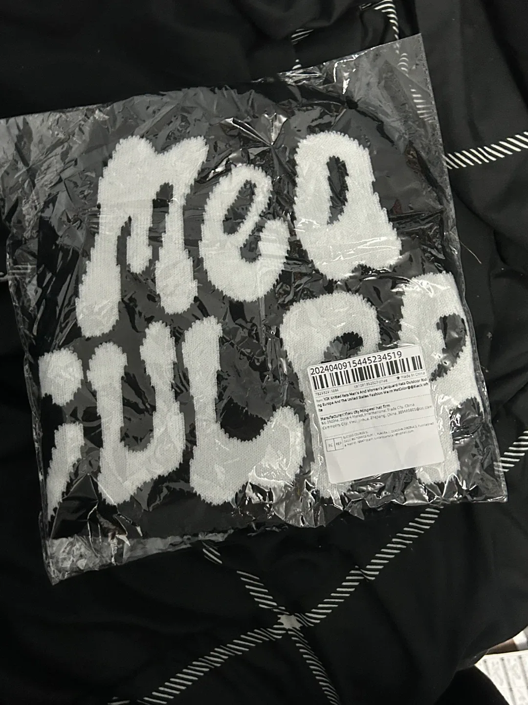 Y2K Knitted Hat - New in Package