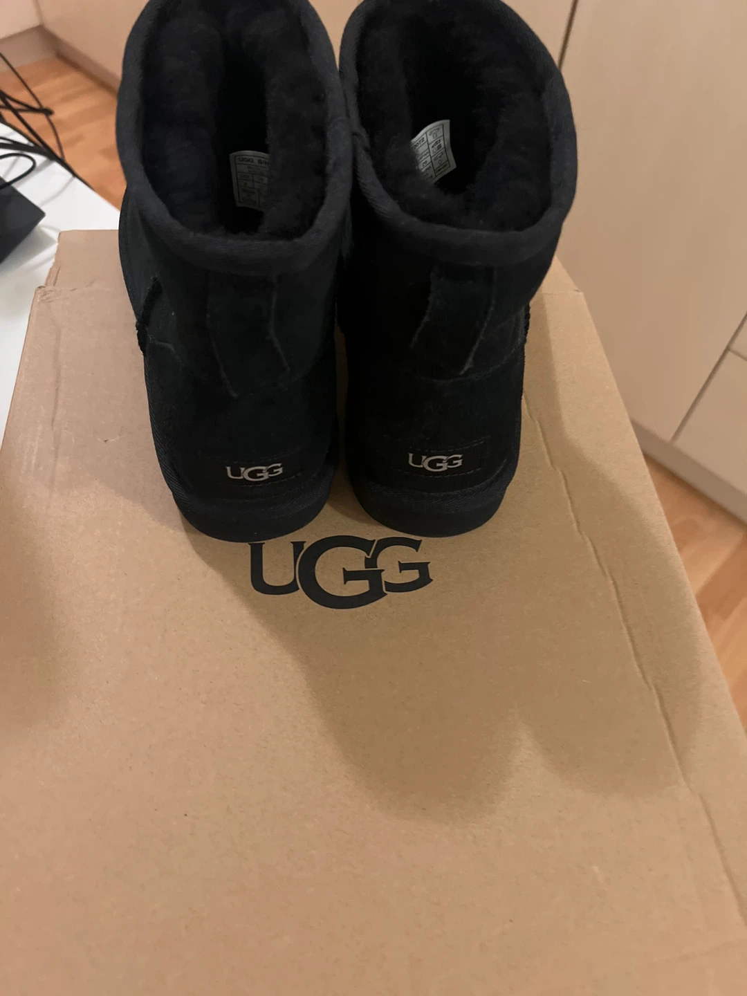 UGG  boot Black Mini Boots - Women's Size 8