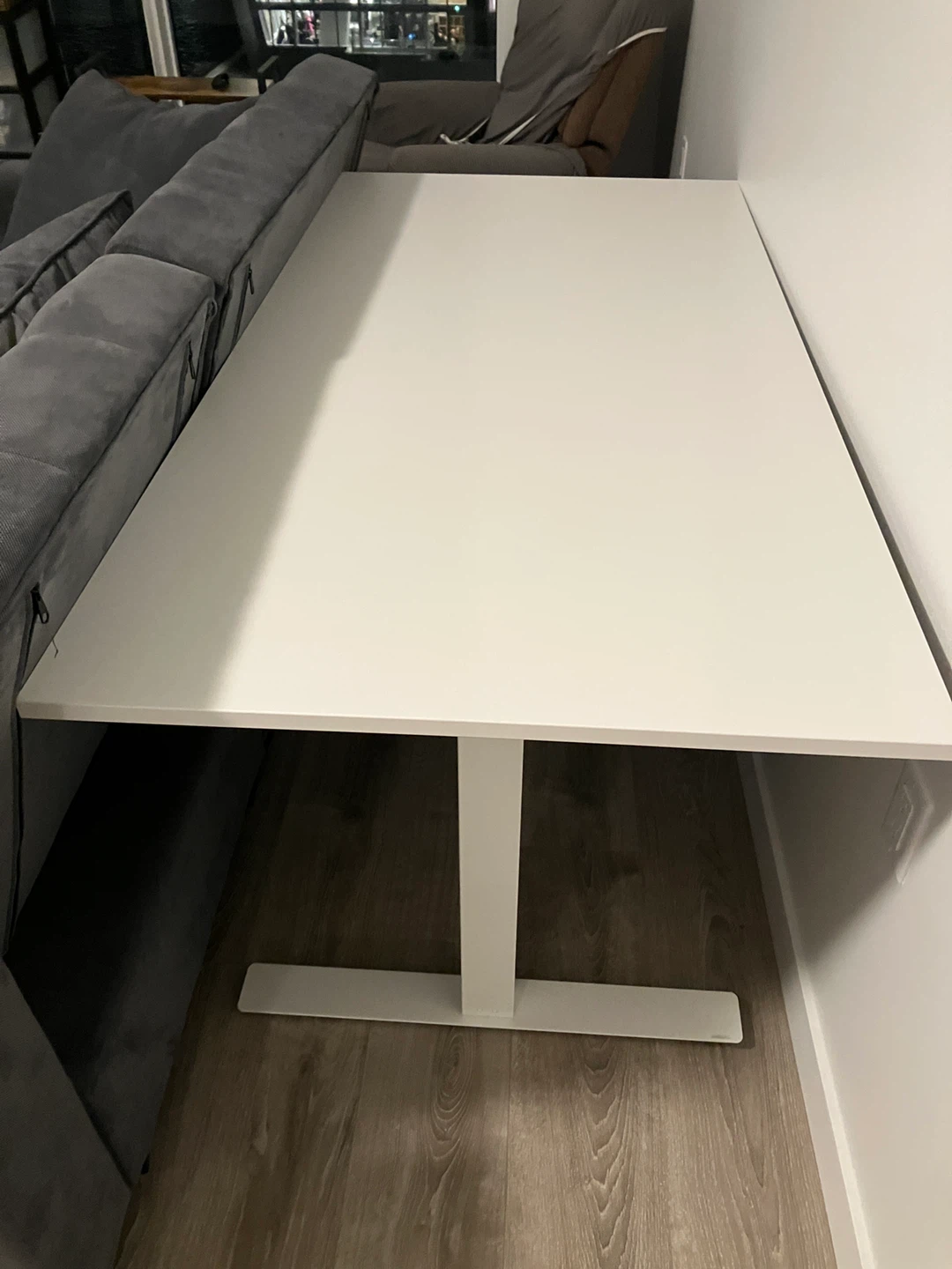 IKEA TROTTEN White Sit/Stand Desk - photo 3