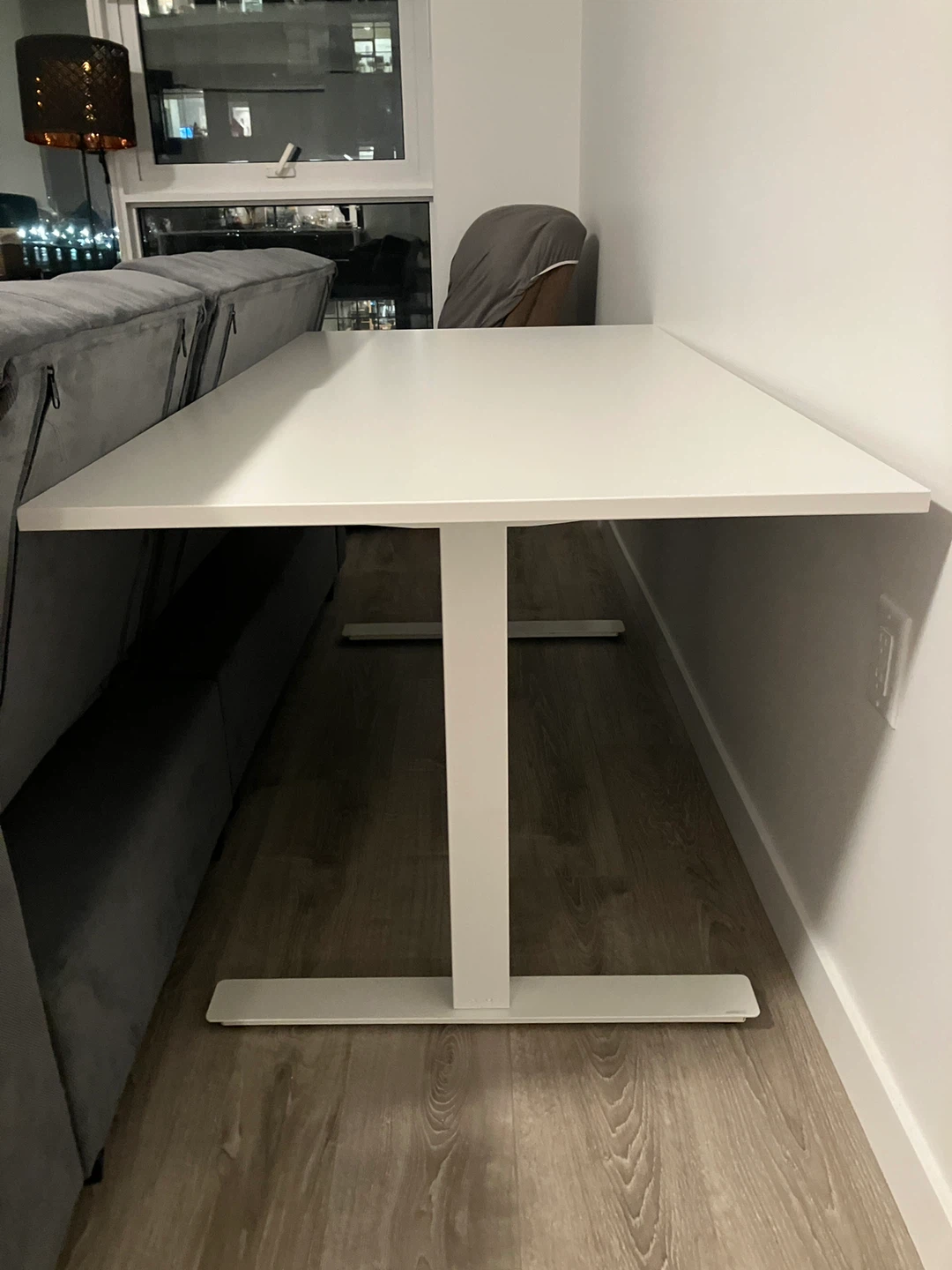IKEA TROTTEN White Sit/Stand Desk - photo 2
