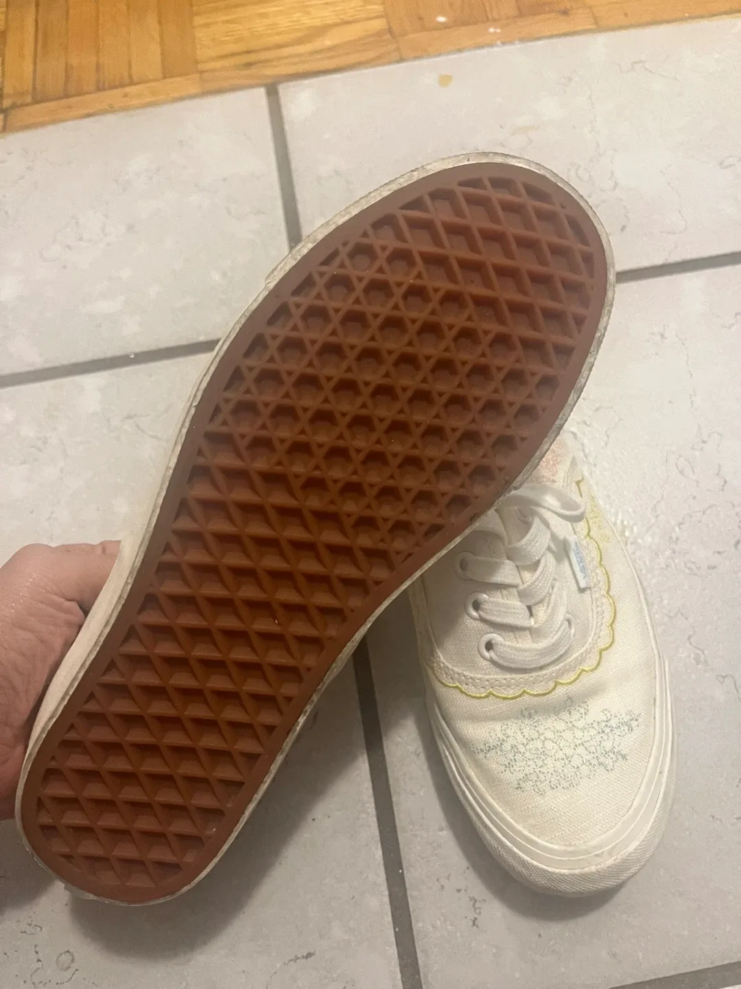 Vans Authentic Lo Pro Floral Shoes - Women's Size 7.5 image indicator(2)