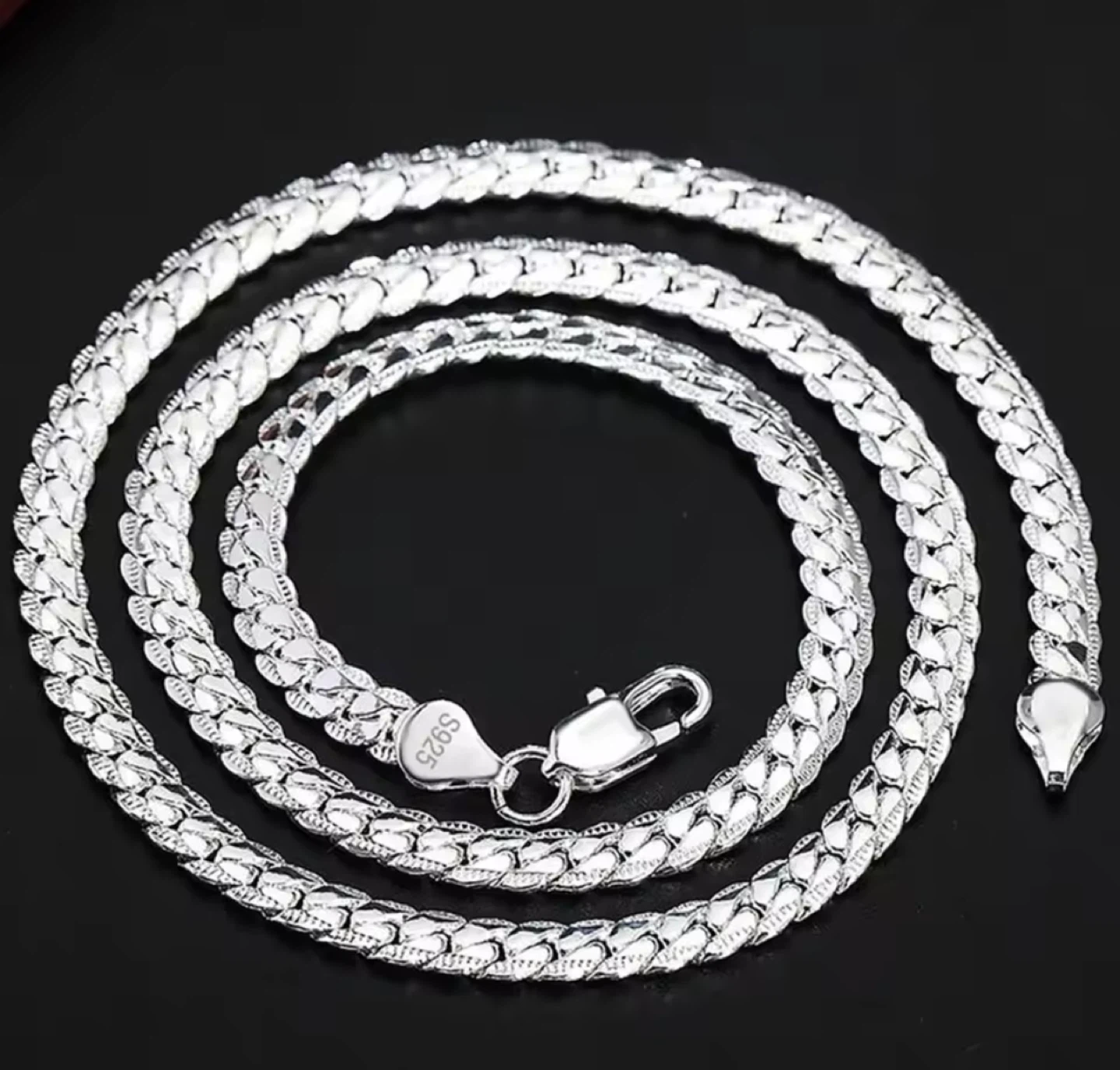 925 Sterling Silver Necklace & Bracelet Set - photo 3