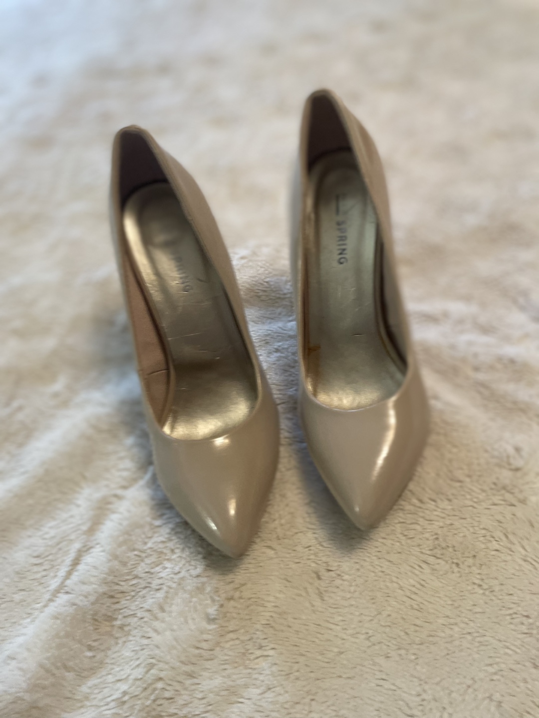 Call It Spring Beige Heels