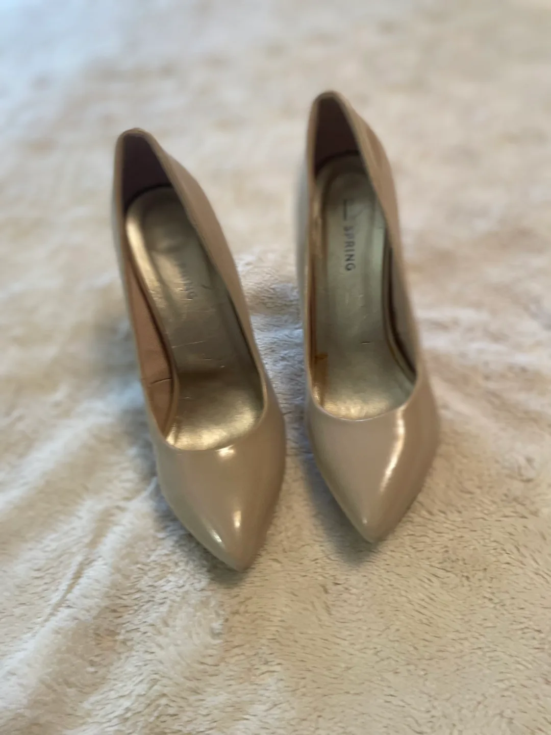 Call It Spring Beige Heels