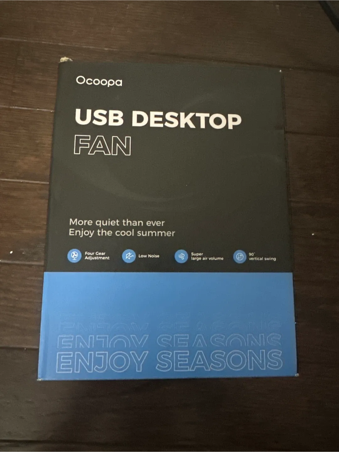 Ocoopa USB Desktop Fan - Like New! image indicator(3)