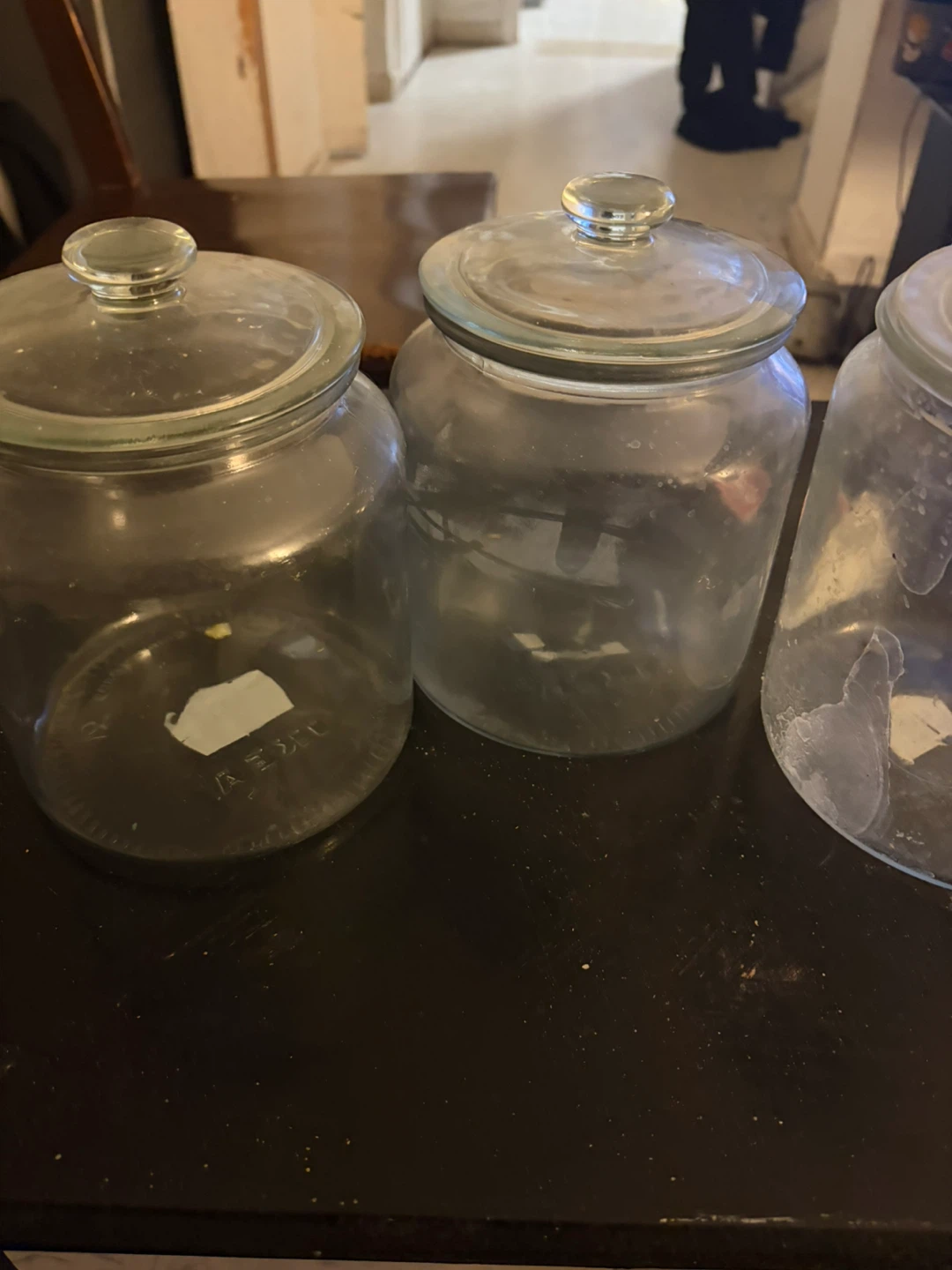 Glass Canisters with Lids