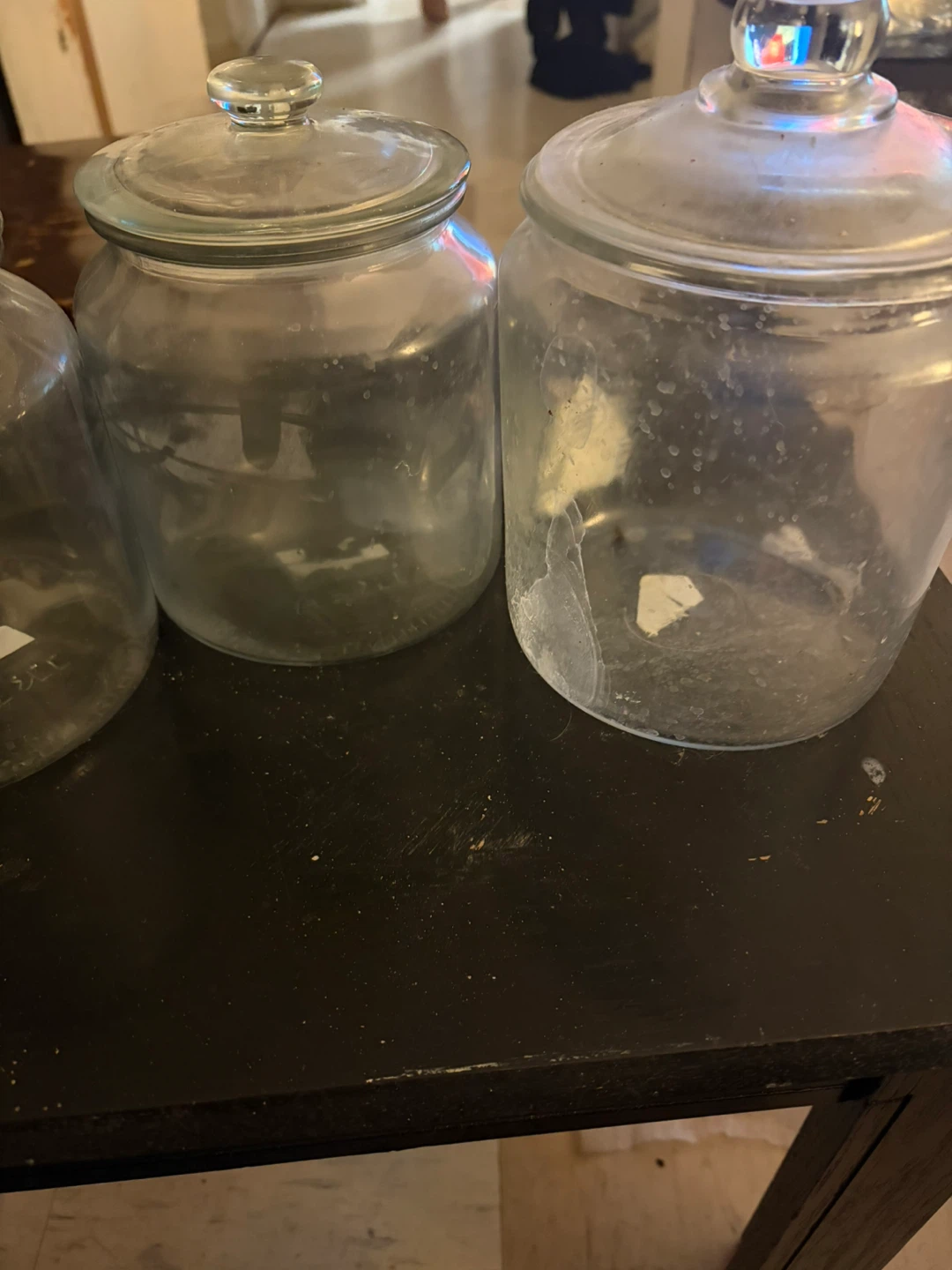 Glass Canisters with Lids - photo 2