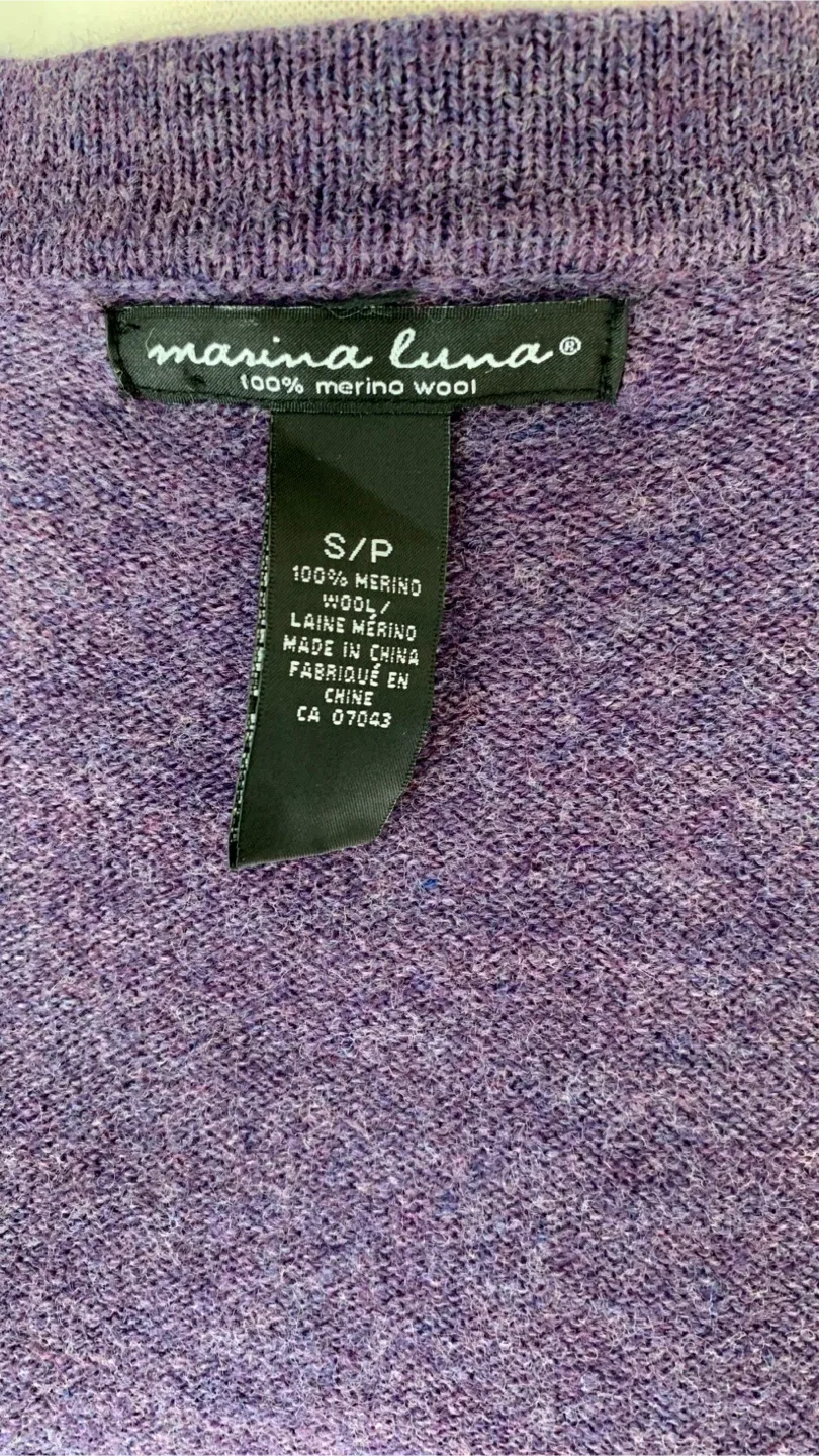 Marina Luna Merino Wool Cardigan size S image indicator(9)