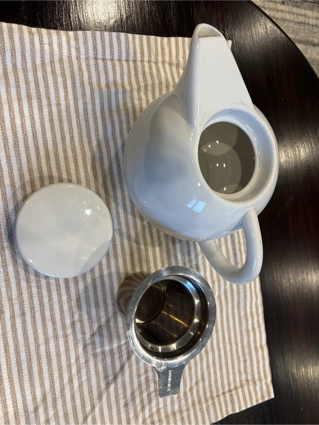 DAVIDsTEA White Teapot with Infuser image indicator(3)
