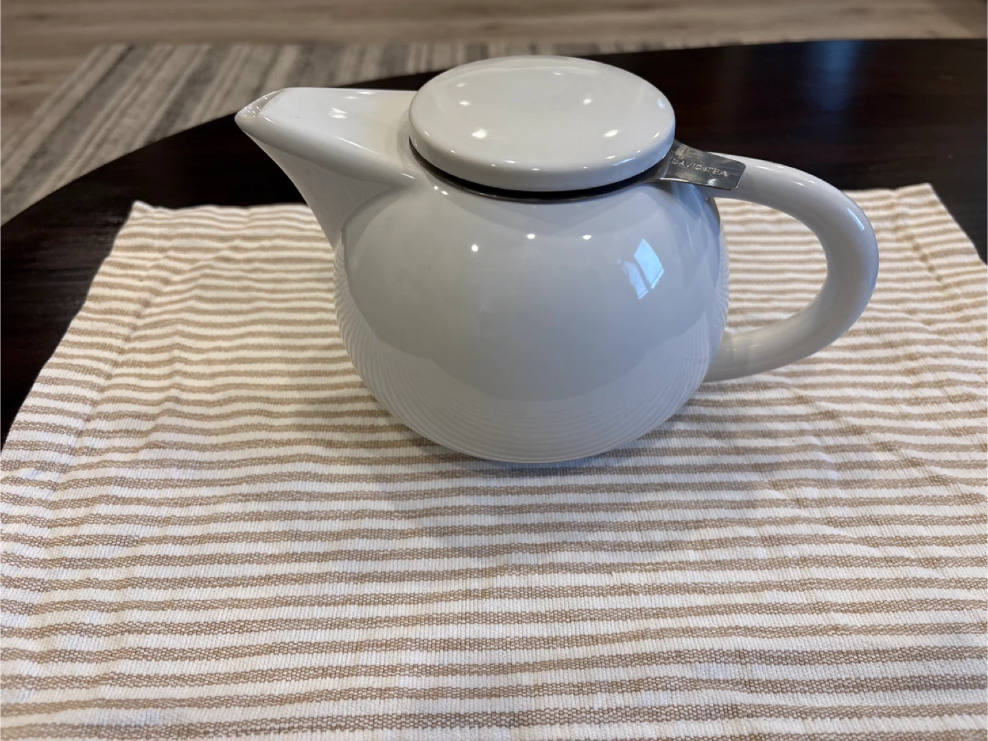 DAVIDsTEA White Teapot with Infuser