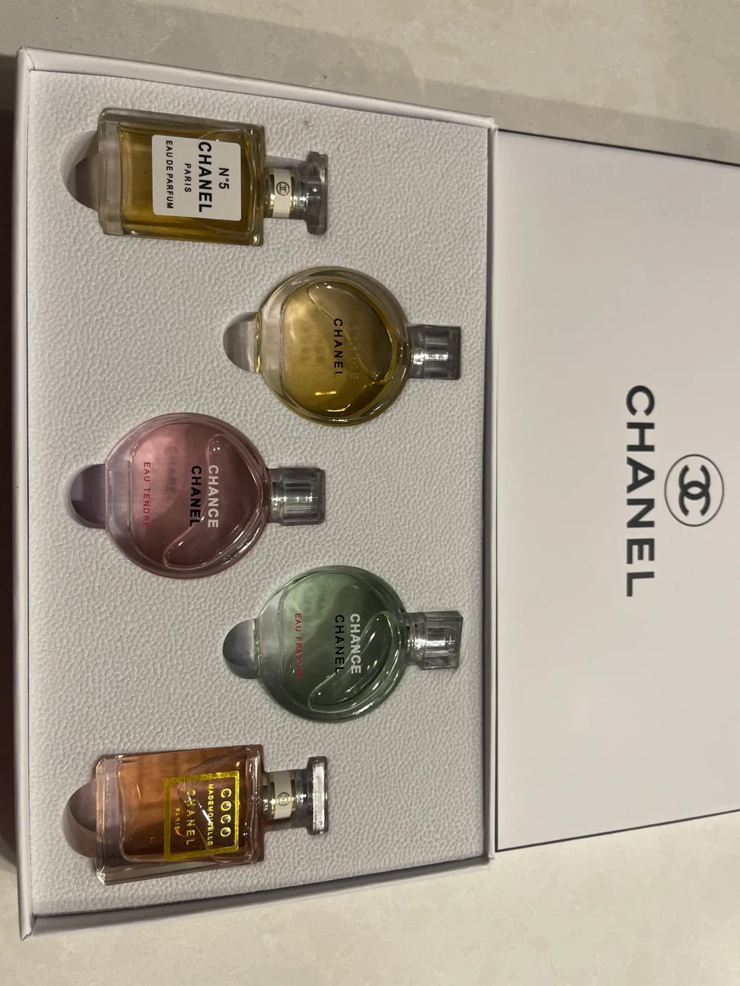 Chanel Miniature Perfume Set - N°5, Chance, Coco, Eau Tendre image indicator(2)