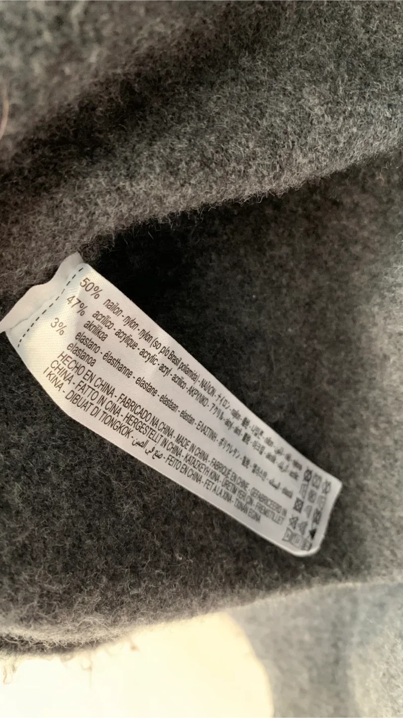 Zara Grey Soft Wool like Cardigan Oversized L image indicator(7)