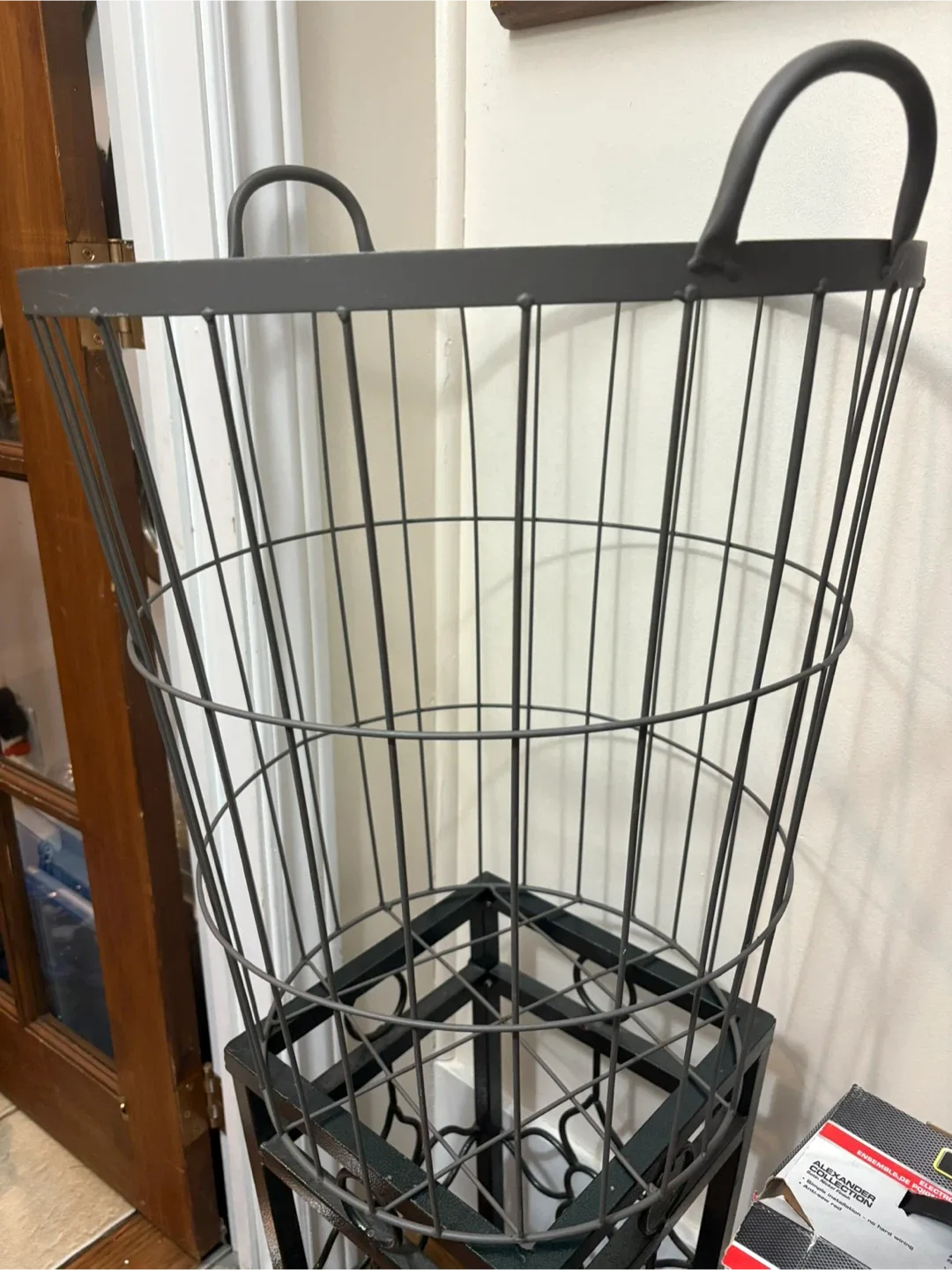 Metal Wire Basket with Handles