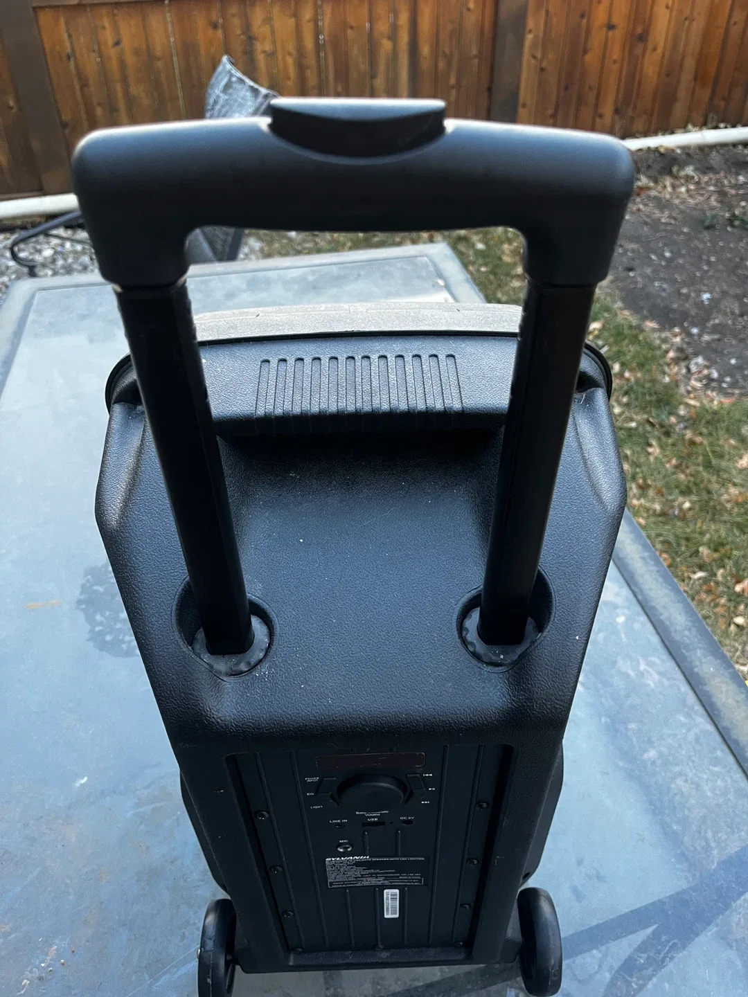 Sylvania Bluetooth Tailgate Speaker w/ LED Lighting image indicator(4)