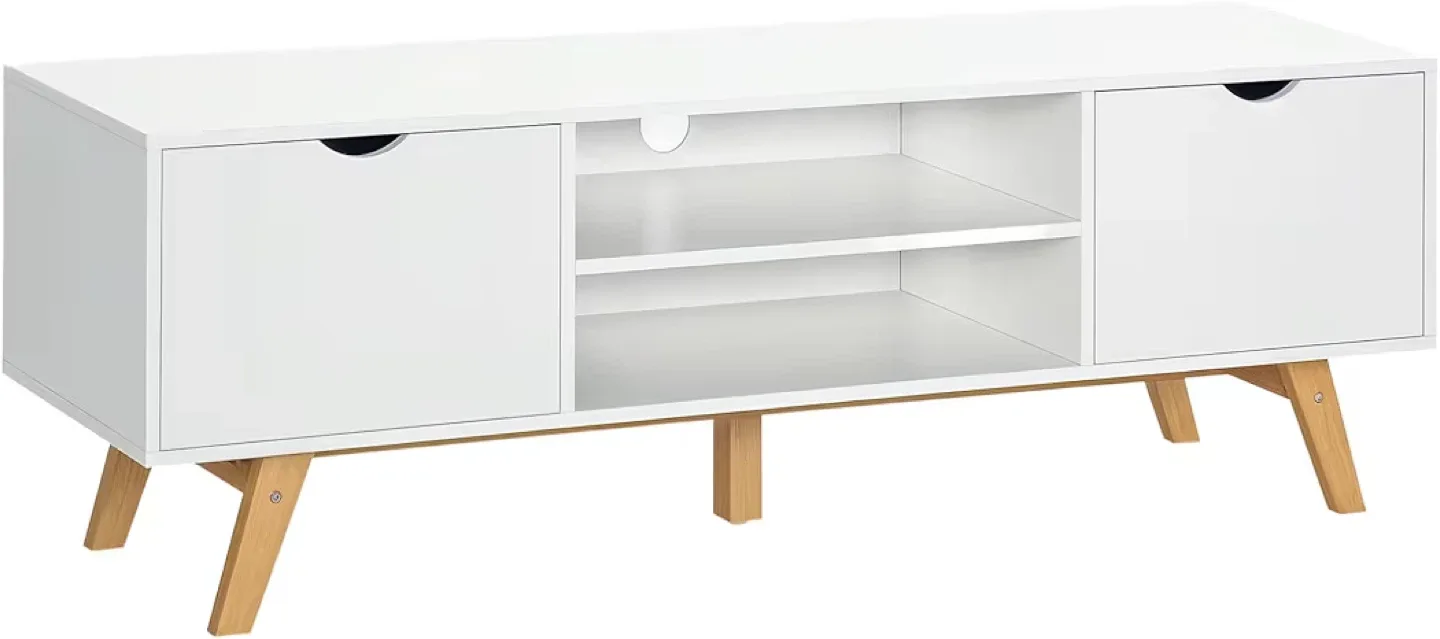 White TV Stand - Fits up to 65" TVs image indicator(2)