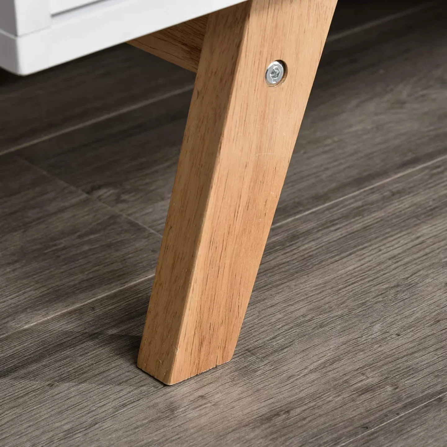 White TV Stand - Fits up to 65" TVs image indicator(10)