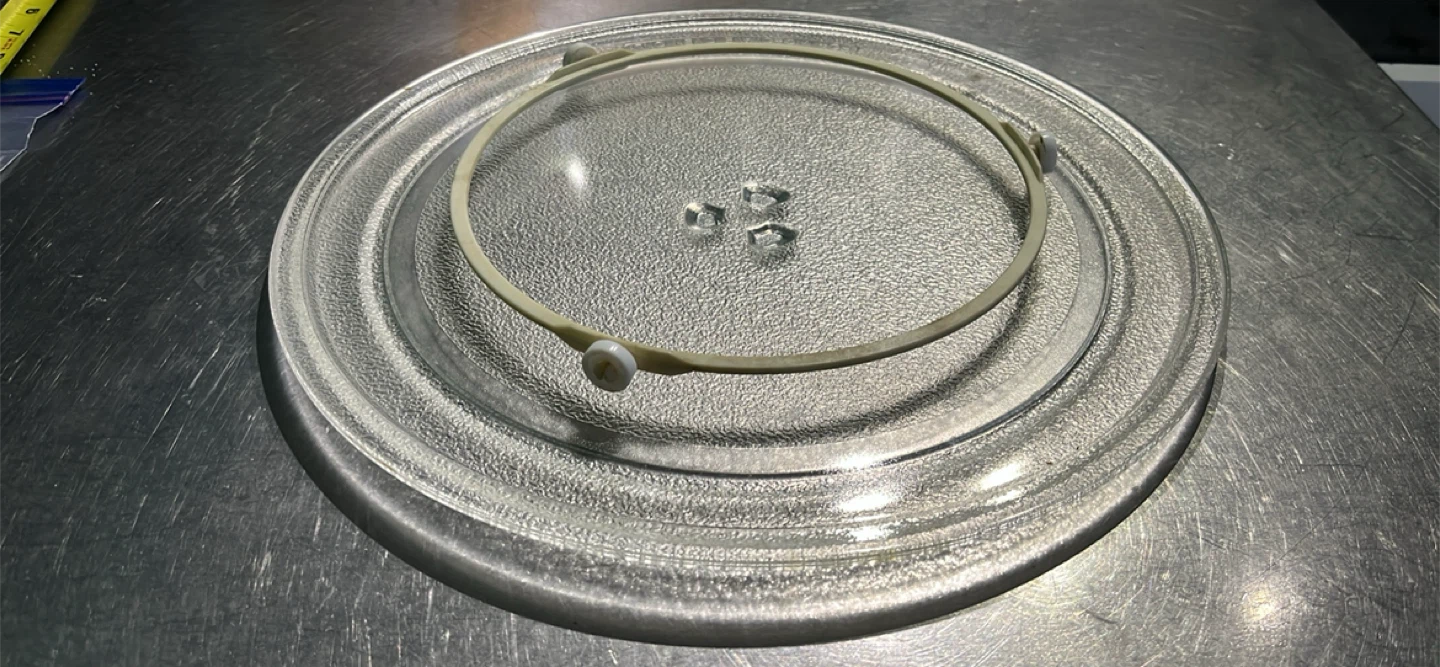 Microwave Glass Plate - 12.75 Inches