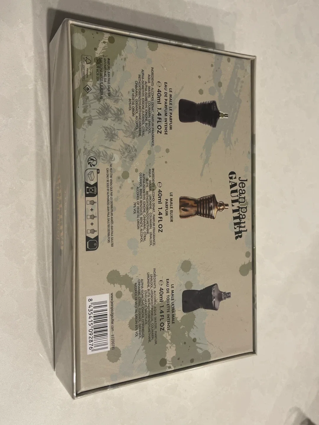 Jean Paul Gaultier Le Male Perfume Trio Gift Set 3×40ml New EDP image indicator(4)