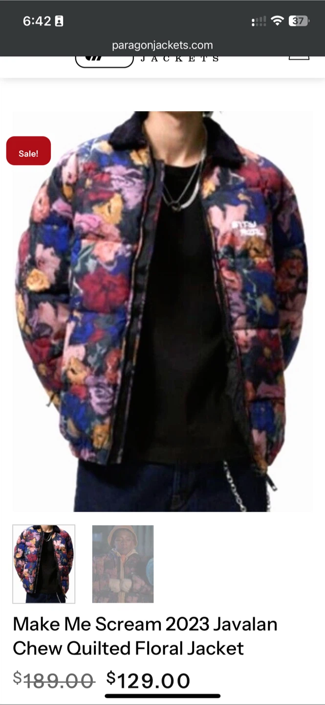 Javalan Chew Quilted Floral Jacket