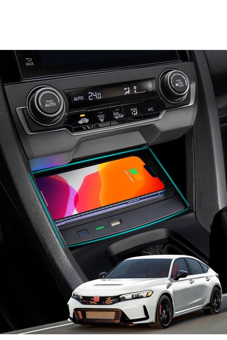 CarQiWireless Honda Civic Wireless Charging Pad (2016-2021)