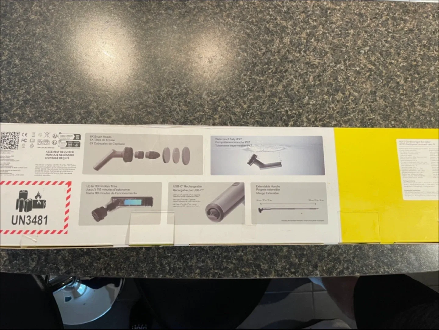 HOTO Cordless Spin Scrubber image indicator(3)