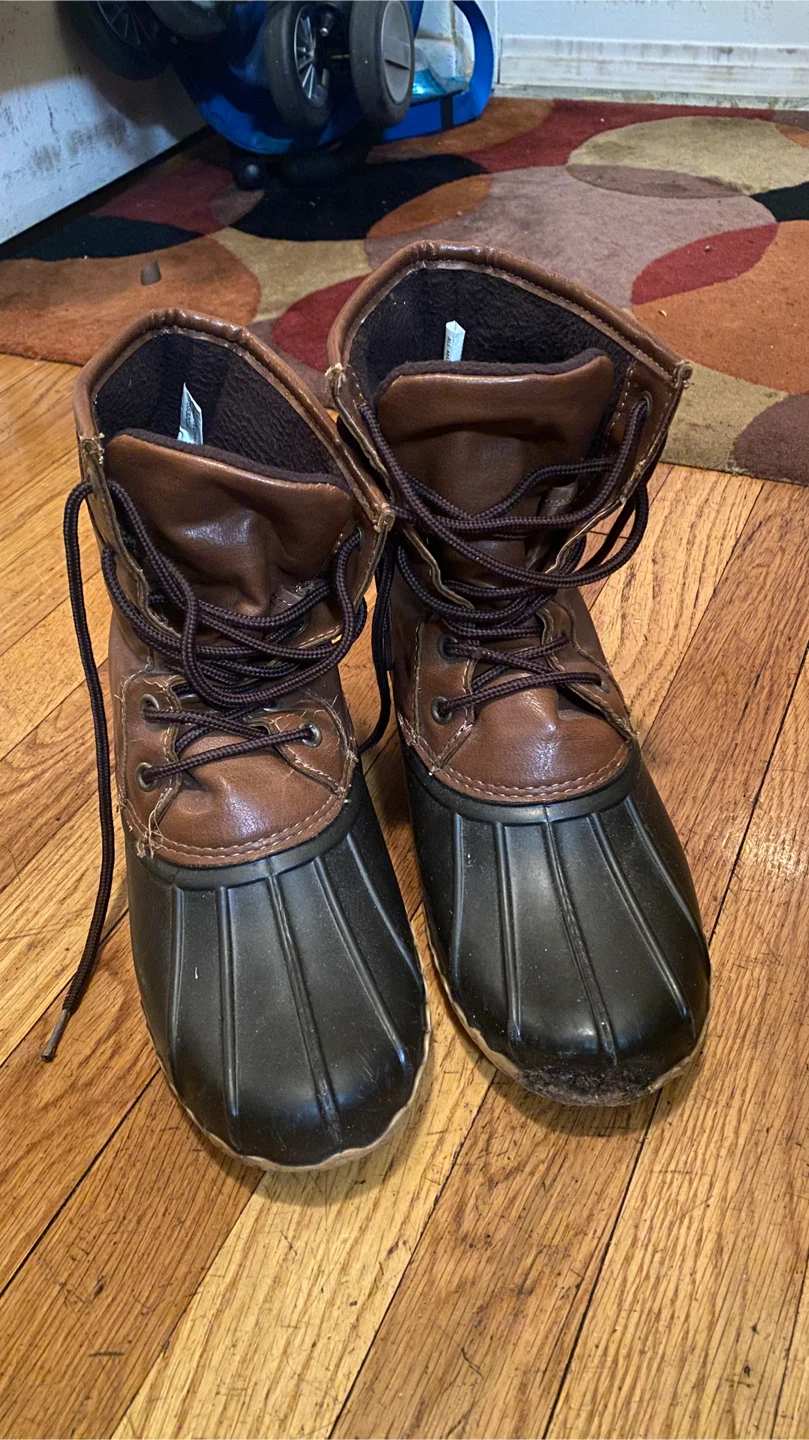 Sporto Brown Duck Boots - Men's Size 9