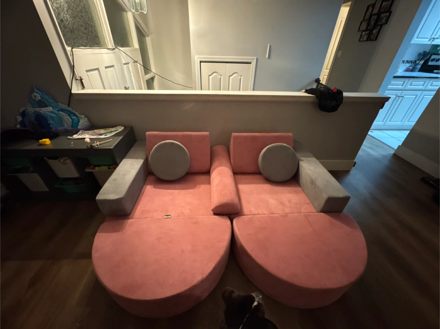 Roo & You Joey Kids Couch - Pink & Grey - photo 2