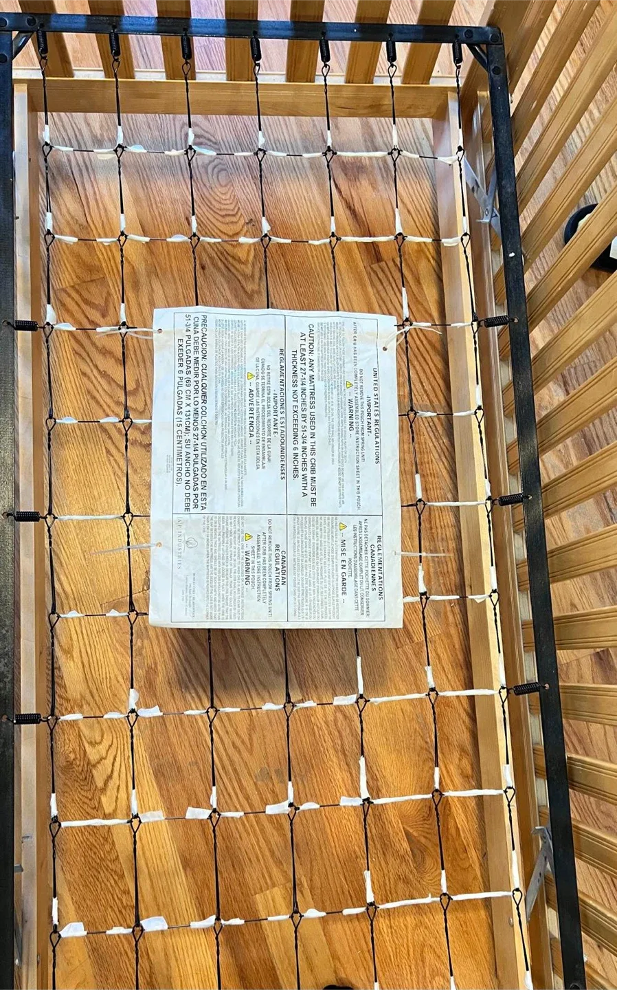 Wooden Baby Crib image indicator(3)