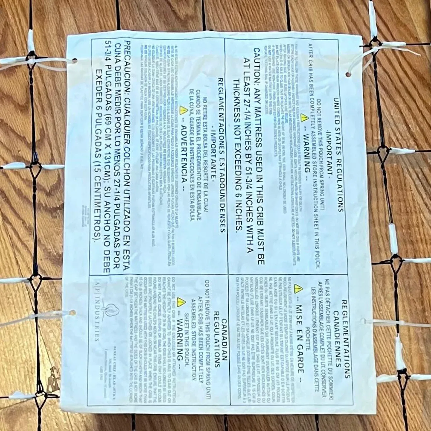 Wooden Baby Crib image indicator(4)