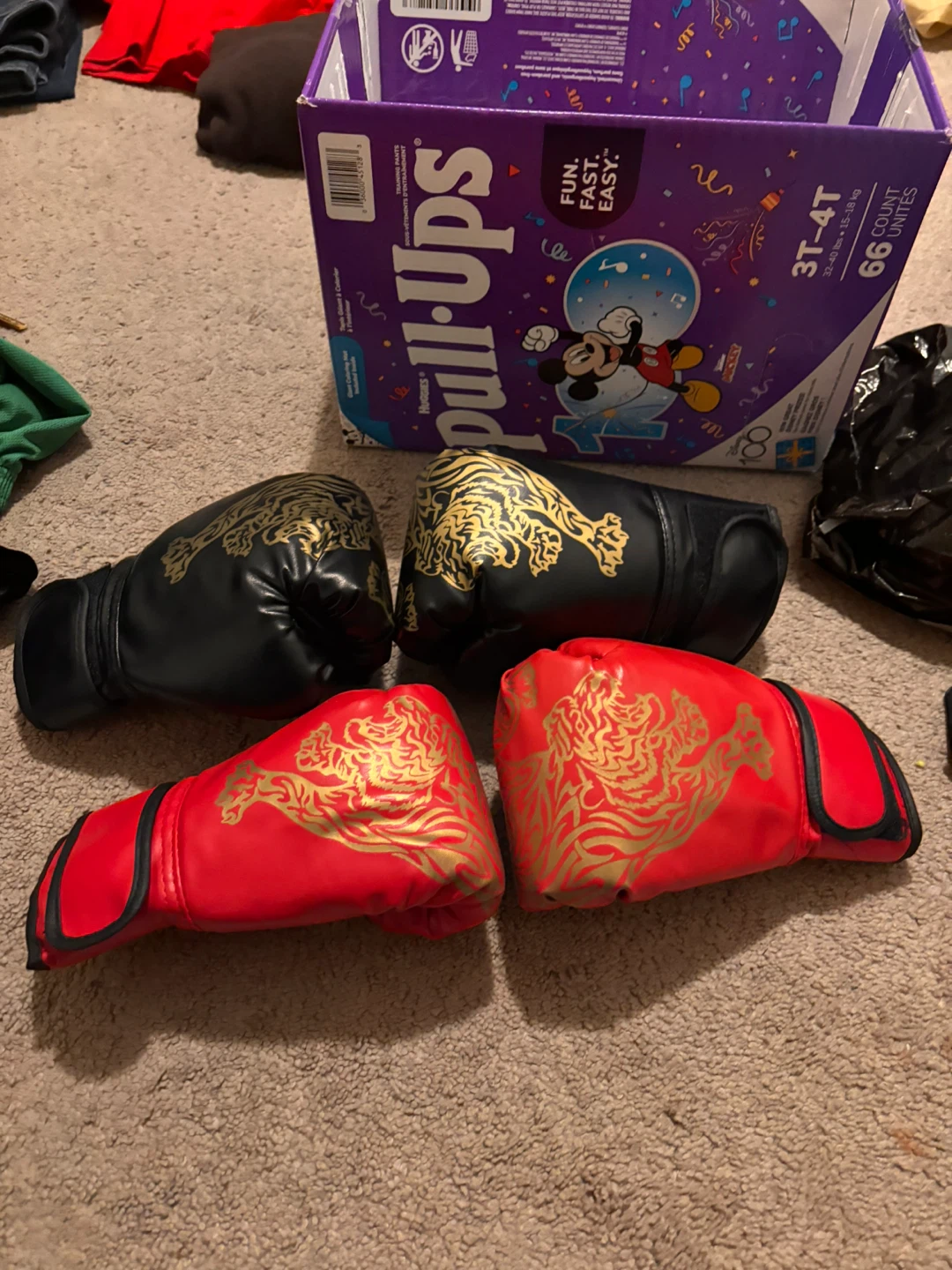 Boxing Gloves - Red & Black - photo 2