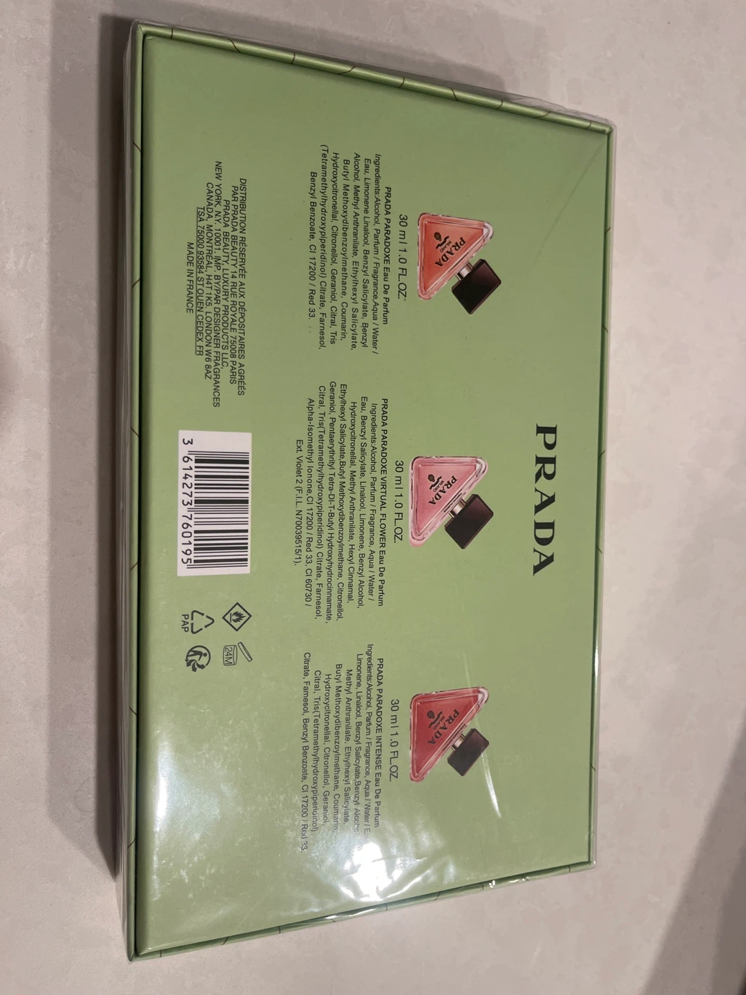 Prada Paradoxe Eau de Parfum - Trio 3×30ml Gift Set Perfume - photo 3