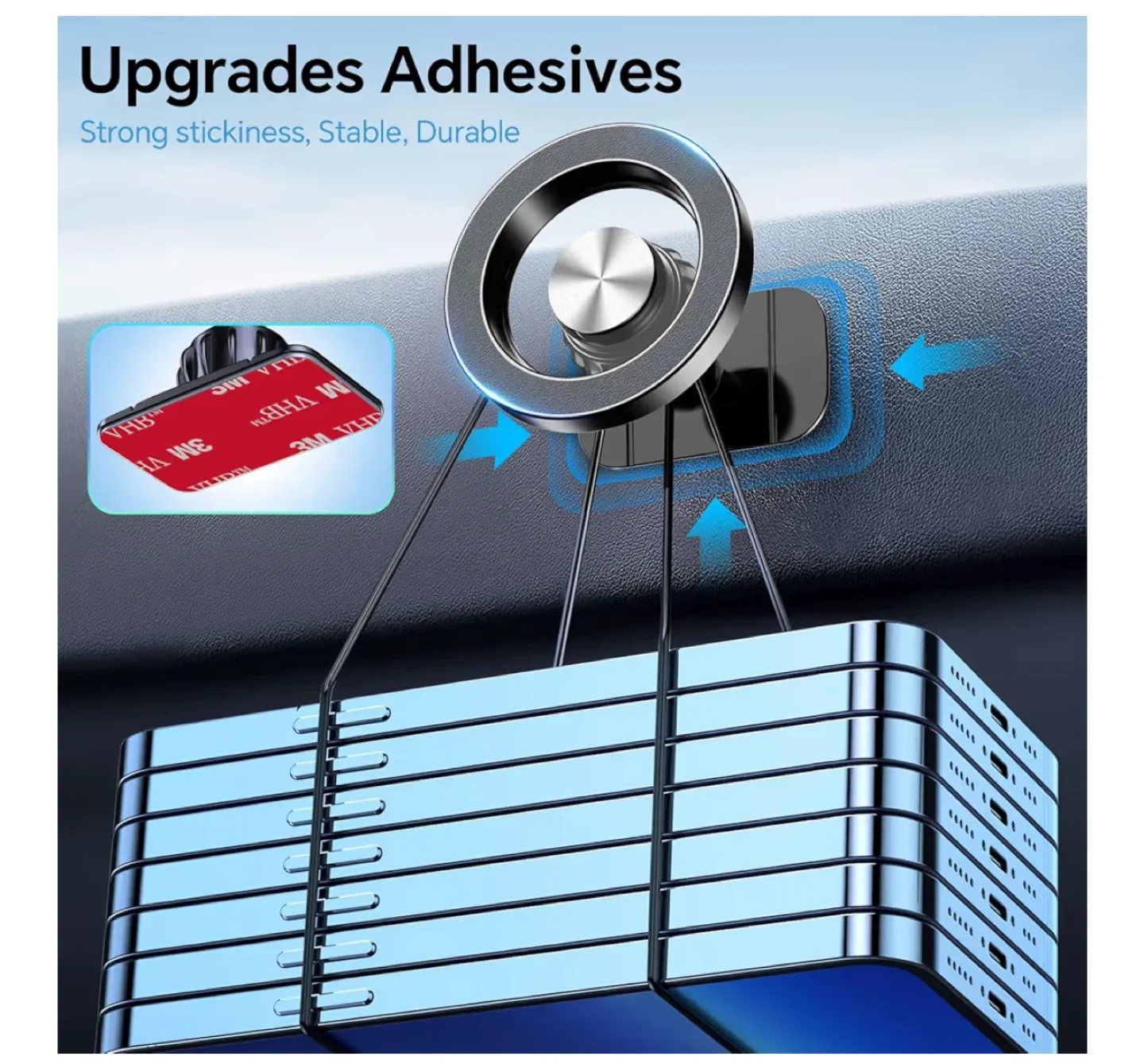 Kaistyle Magnetic Car Phone Holder Mount image indicator(5)