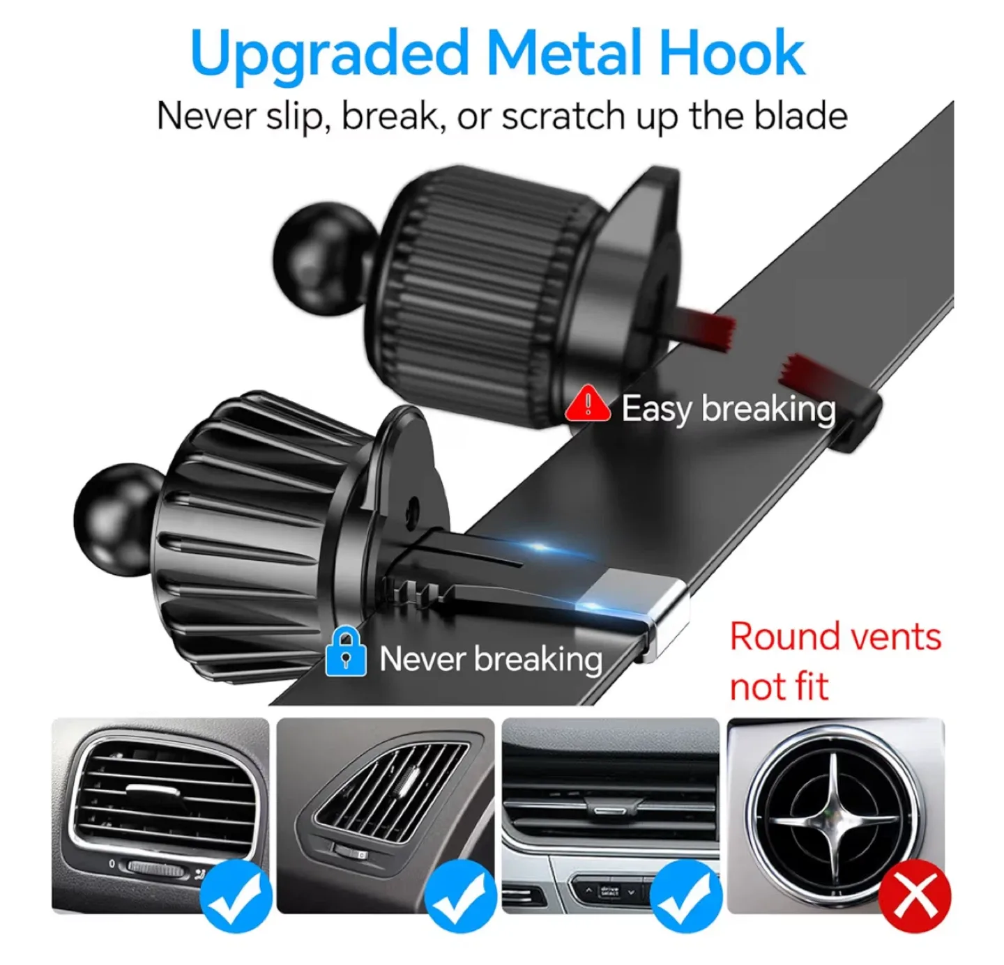 Kaistyle Magnetic Car Phone Holder Mount image indicator(6)