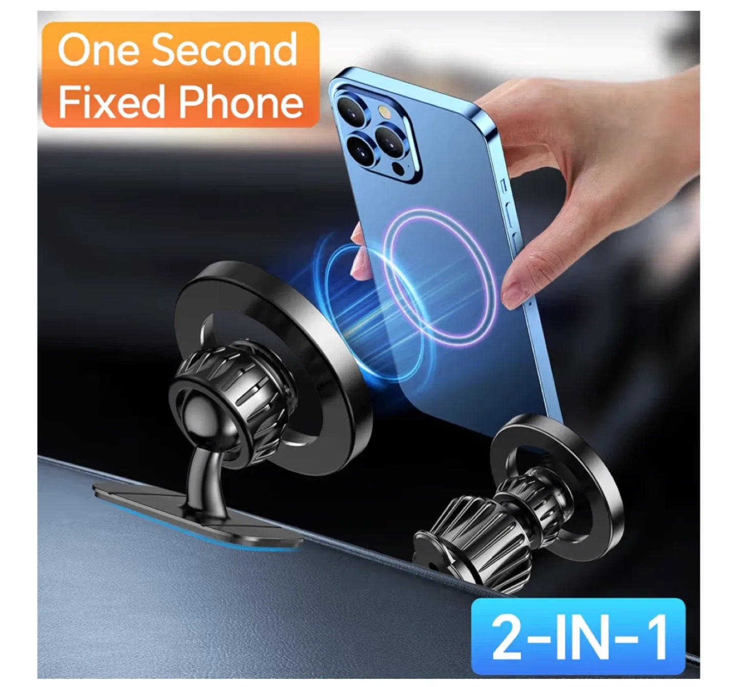Kaistyle Magnetic Car Phone Holder Mount image indicator(9)
