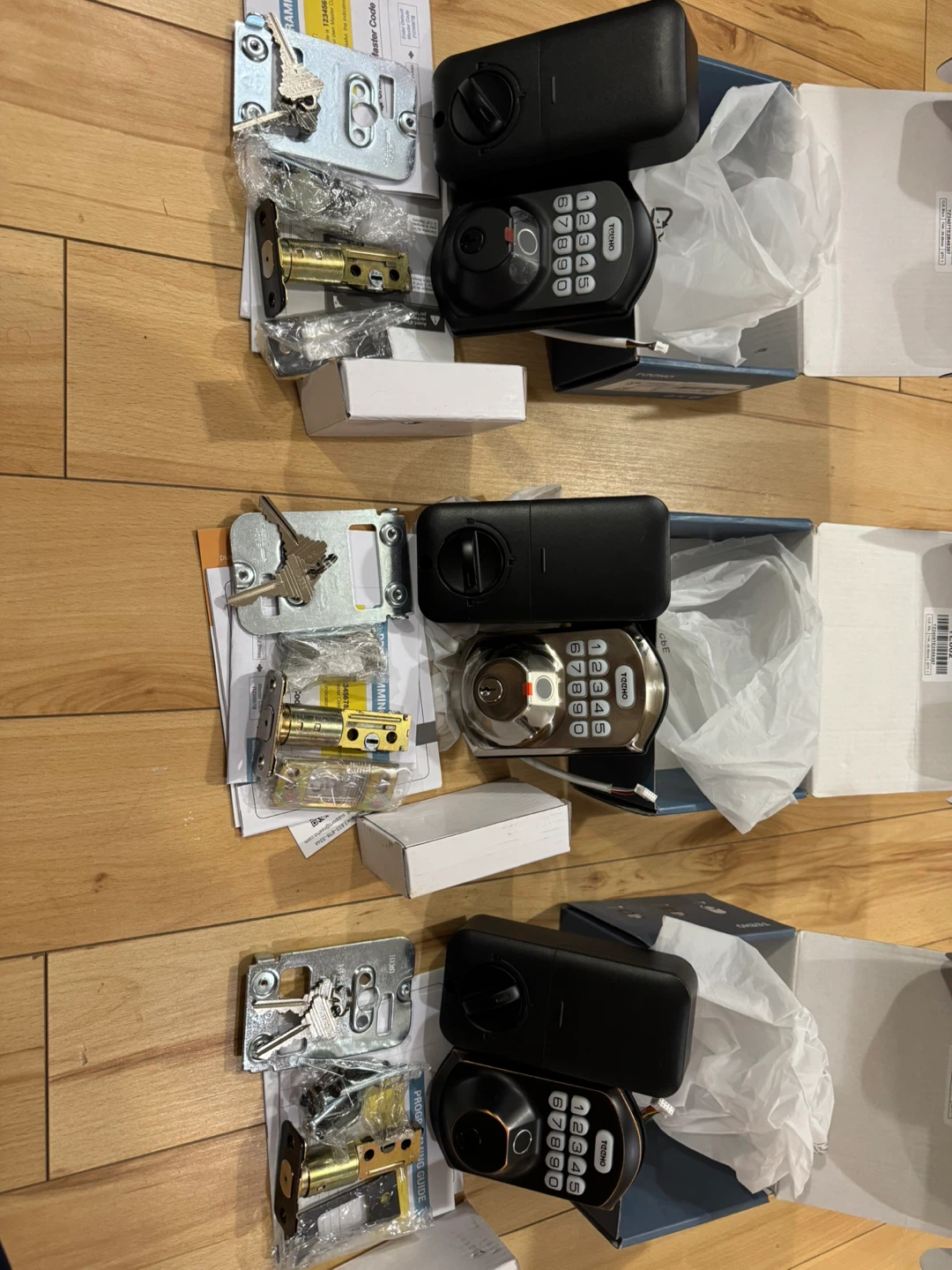 Techko Keypad and fingerprint Digital Deadbolt