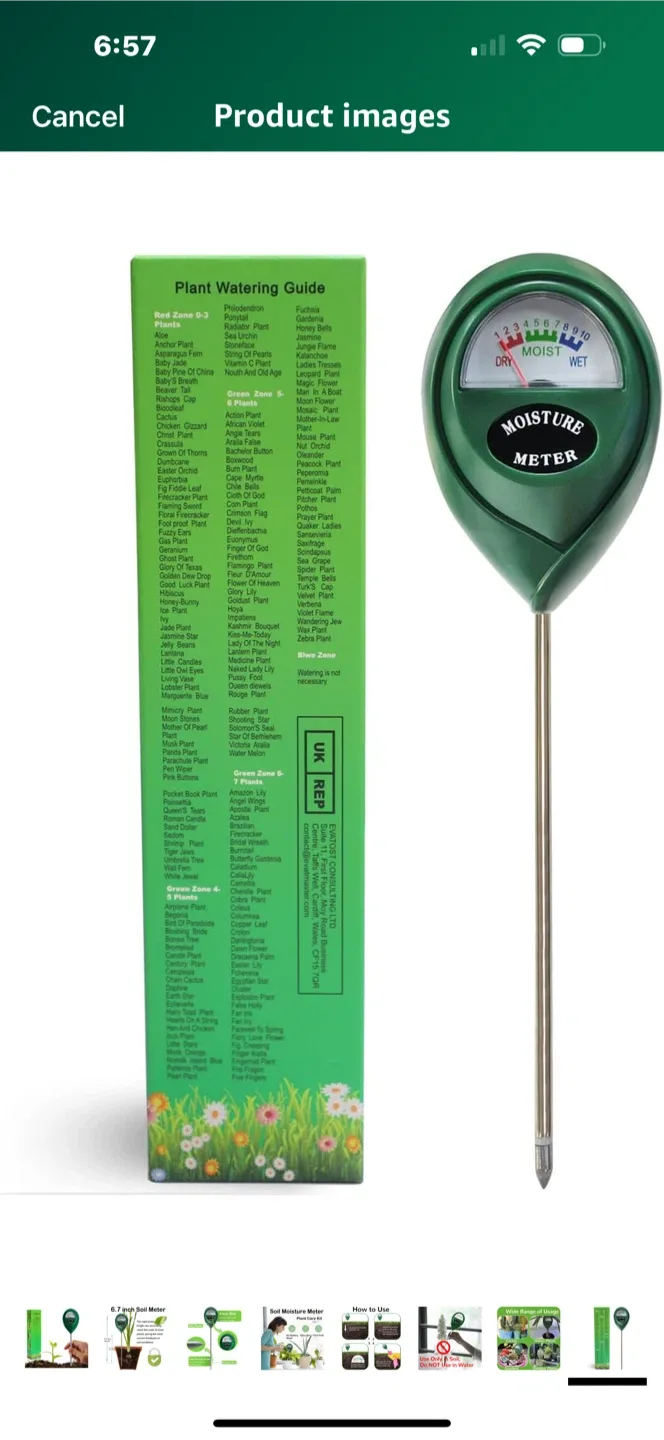 Suplong Soil Moisture Meter - Green image indicator(8)