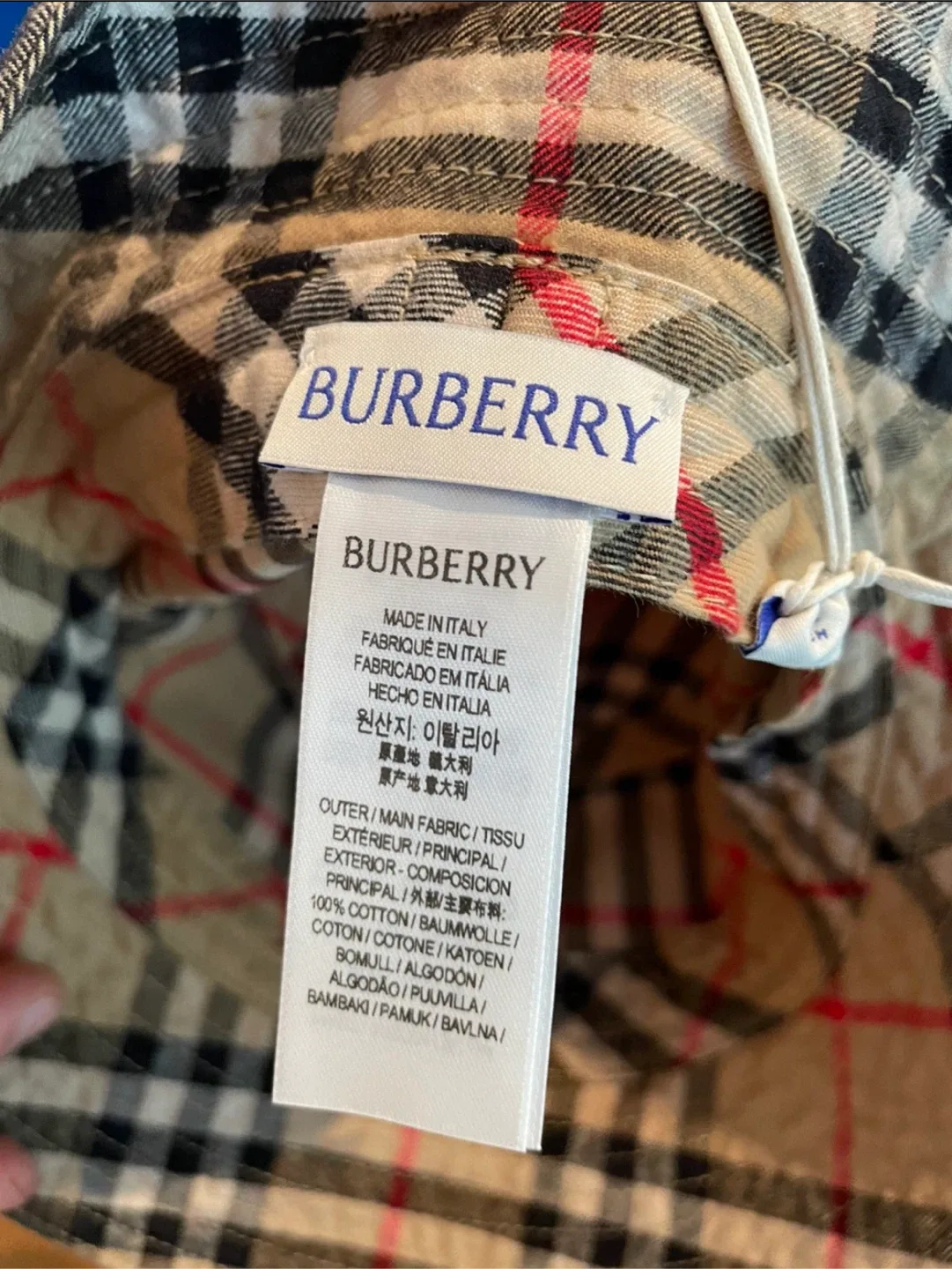 Burberry Bucket Hat – Size S image indicator(5)