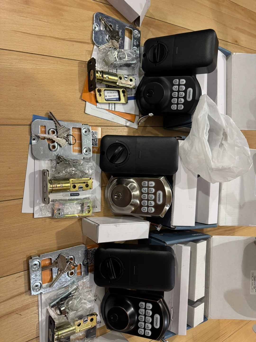 New Techo Keypad Digital Deadbolt
